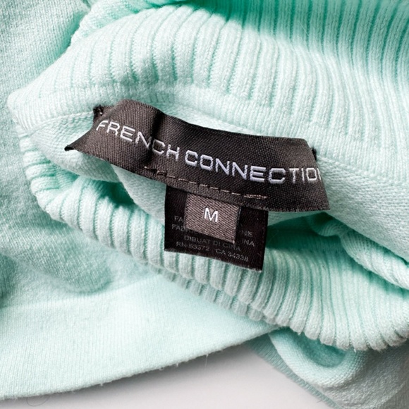 French Connection Turtleneck Sweater in Seafoam Green in Size Medium - Picture 3 of 8